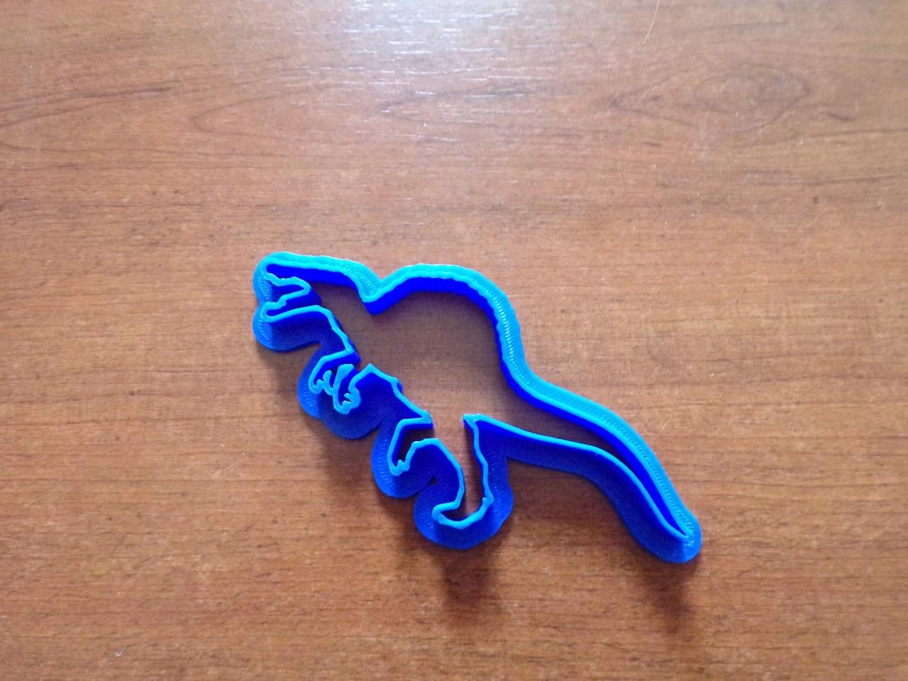 emporte pièce dinosaure spinosaure imprimé 3D PLA environ 6,1 x 12 x 1 cm